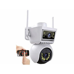 Caméra IP double objectif connectée Full HD IPC-505.duo avec fonction Pan-Tilt