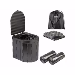 Toilettes de camping pliables avec abattant CT-100