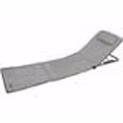 Tapis de plage - Infactory - Pliable - Dossier réglable 5 positions - Coussin inclus - Housse de transport