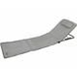 Tapis de plage - Infactory - Pliable - Dossier réglable 5 positions - Coussin inclus - Housse de transport