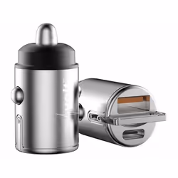 Chargeur allume-cigare - Revolt - USB-A / USB-C - Power Delivery 65W - Quick Charge 3.0 - 2 ports
