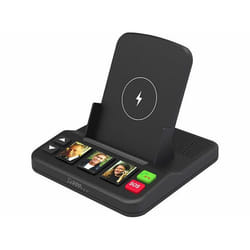 Station pour téléphone mobile avec fonction SOS recharge à induction et numérotation rapide