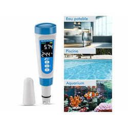 Analyseur deau - AGT - Écran LCD - Mesure pH TDS EC - Fonction ATC - IP55