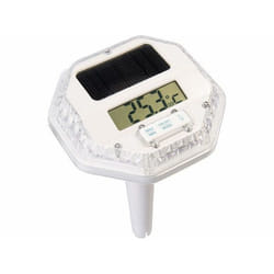 Thermomètre de piscine - Infactory - PT-170 - LED RVB - Solaire - 2 en 1