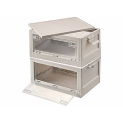 Boîtes de rangement - Xcase - AB-130 - 2 pièces - 45 L - Pliables - Blanc