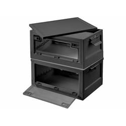 Boîtes de rangement - Xcase - AB-130 - 2 pièces - 45 L - Pliables - Noir
