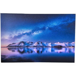 Tableau lumineux LED vacillantes Étoile filante