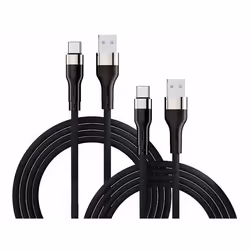 Câbles USB-A vers USB-C - Callstel - 1 m - Charge rapide - 66 W - Enroulables magnétiques