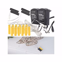 Adaptateurs secteur - Revolt - 2 adaptateurs - Alimentation continue - Piles factices AAA - 3 à 12 V