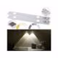 Réglettes LED - Lunartec - 2 pièces - 70 lm - Détecteur de mouvement - Rechargeable USB
