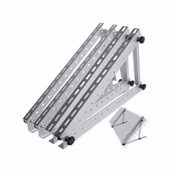 2 supports réglables en aluminium pour panneau solaire 145 / 37 cm