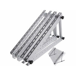 2 supports réglables en aluminium pour panneau solaire 145 / 37 cm