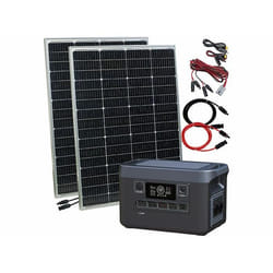 Batterie nomade - Revolt - HSG-1300 - 2 panneaux solaires 150 W - 1920 Wh - Charge rapide