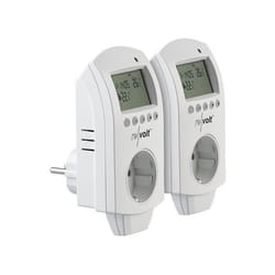 Thermostats numériques - Revolt - 2 thermostats - Programmables - Antigel - 3680 W max
