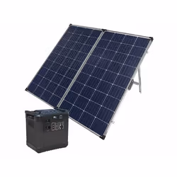 Batterie nomade - HSG - 1150 - 455 Ah - Panneau solaire pliable 260 W - Quick Charge 3.0