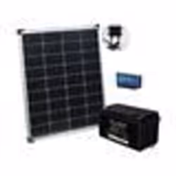 Panneau solaire monocristallin - Non spécifié - 110 W - Avec batterie - Régulateur inclus - Haute performance
