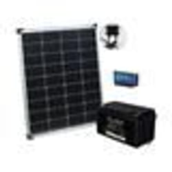 Panneau solaire monocristallin - Non spécifié - 110 W - Avec batterie - Régulateur inclus - Haute performance