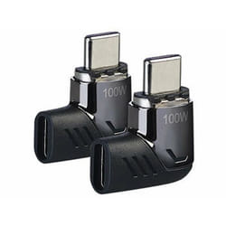Adaptateur USB-C - Non spécifié - 2 coudés 100 W - Aimantation - Blanc - Recharge et transfert de données