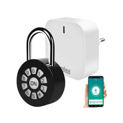Cadenas connecté et intelligent à code - XCase - ZX5211 - Zinc massif - Intérieur et extérieur - A code