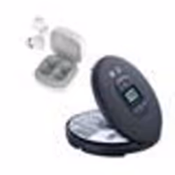 Lecteur CD portable - AUVISIO - Radio DAB+ Bluetooth - Casque stéréo - Autonomie 8h