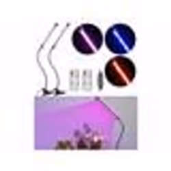 Lampes horticoles LED rouges et bleues Lunartec PL-350 avec col de cygne