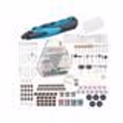 Mini outil multifonction sans fil - AGT - 340 accessoires - Vitesse réglable - Léger - Ergonomique