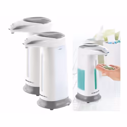 2 distributeurs de savon automatiques avec détecteur de mouvement