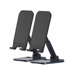 Supports universels pliables et inclinables pour smartphone et tablette - PEARL - Pack de 2