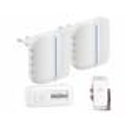 Sonnette sans fil - SOMIKON - FTK-201 - 60 mélodies - Alimentation dynamo - Portée 100m