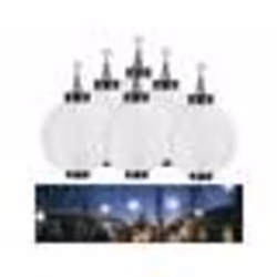 Lampions solaires - LUNARTEC - Ø 20 cm - LED blanc chaud - Extérieur - Lot de 6