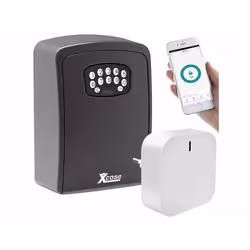 Coffre-fort à clés connecté - XCase - Étanche - ZigBee - Protection clés - Code à 6 chiffres