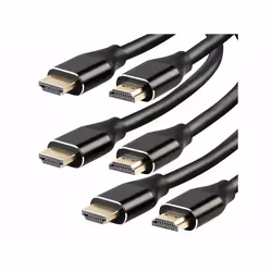 Câble HDMI High-Speed 2.1 - Auvisio - Lot de 3 - 50 cm - Compatible eARC - 8K