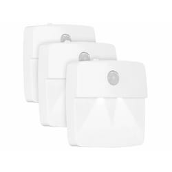 Veilleuse - Lunartec - Rechargeable - Détecteur de mouvement - Lot de 3 - Blanc chaud