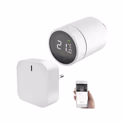 Thermostat connecté pour radiateur avec passerelle ZigBee