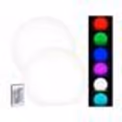 Boule lumineuse à LED solaire - Lunartec - Ø 30 cm - 16 couleurs - Télécommande - IP67