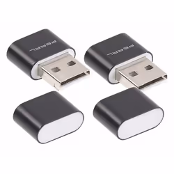 Lecteur de cartes Micro SD - PEARL - Mini format - USB A - Compatible PC et iMac - Blanc