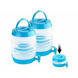 2 tonneaux pliables 75 L avec robinet