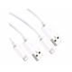 Lot de 2 câbles Lightning vesr USB - Certifiés MFi - Blanc - 50 cm - CALLSTEL