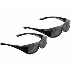 Surlunettes de soleil - PEARL - Lot de 2 - Polarisantes - Protection UV 380 - Style Sportif
