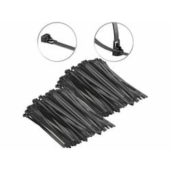 Colliers de serrage réutilisables - AGT - Noir - 200 x 76 mm - Polyamide - Simple