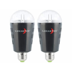 Ampoules disco à LED - LUNARTEC - E27 - Effet étoiles scintillantes - Multicolore - Intérieur