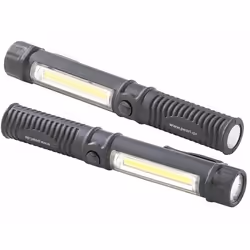 Lampe Torche 2 en 1 - Pearl - 100m de Portée - 2 Modes déclairage - Rechargeable Non - Caoutchouc