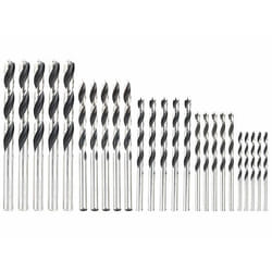 Forets à bois - AGT - Lot de 25 forets de 3 à 8 mm - Longue durée de vie - Inserts en carbure brasé