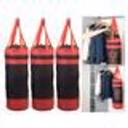 Sacs à linge - Infactory - Lot de 3 - Design punching-ball - 100% polyester - Noir