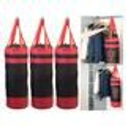 Sacs à linge - Infactory - Lot de 3 - Design punching-ball - 100% polyester - Noir