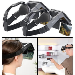 Lunettes de réalité augmentée - AUVISIO - 69° - 2 paires - Noir - Pour smartphones