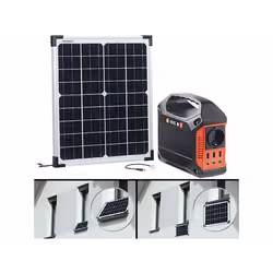 Batterie nomade - Revolt - HSG-420 - 42 Ah - Panneau solaire 20 W - 3 ports USB