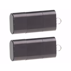 Lecteur de carte Micro SD - PEARL - Mini - USB A et C - Noir - 128 Go max