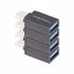 Adaptateur USB 3.0 femelle vers USB type C mâle - PEARL - Échange rapide - Noir - Pack de 4