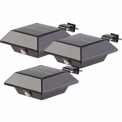 Lampe solaire à LED pour gouttière 160 lm / 2 W avec capteur PIR - Lunartec